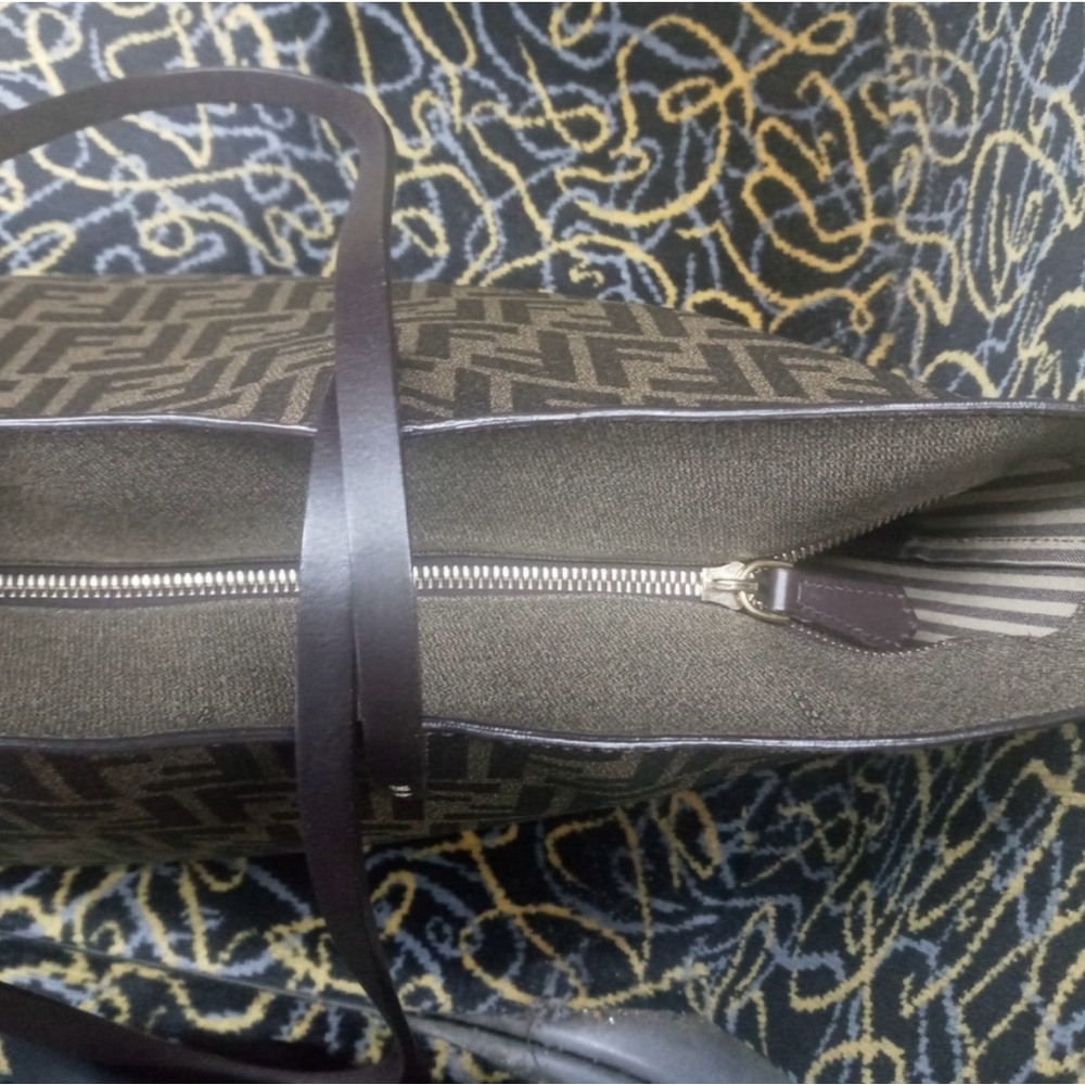 Fendi Zucca brown shopper tote - Picture 6 of 6